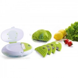 Rabot à légumes, Set de base 5 pcs, Coupe-légumes pour fruits & légumes + beaucoup d'accessoires supplémentaires