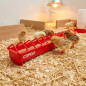 Kunststoff-Futterspender für Küken mit 100 cm breitem Gitter