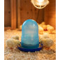 Mangeoire pour poussins 1er âge 1,5 Kg, 19x20cm, bleue