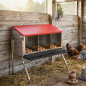 Chicken nest 3 departments 82x47x77 cm with legs Chicken nest 3 departments 82x47x77 cm with legs