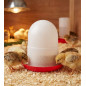 Futterspender für Küken im 1. Lebensalter, 1,5 kg, ohne Beine, 19 x 20 cm, rot