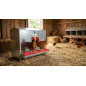 Comedero gallinas Safeed 50 kg | Apertura mecánica | Antirroedores | Chapa galvanizada | 71x50x60 cm | Alta capacidad