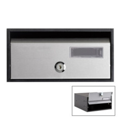 Indoor Mailbox | Community Mailbox with Keys | Steel Wall Mounted Mailbox with Lock 36x24x11 cm