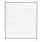 Pannello laterale in rete 3x10 cm per cucce 100x185 cm | Cuccia ecologica per cani