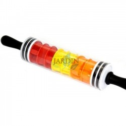 Rolling pin cutter for cakes and cookies