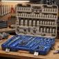 Conjunto de ferramentas de 172 peças com soquetes de 1/2", 1/4" e 3/8" | Kit de ferramentas completo com catracas, bits, bits To
