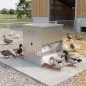 SAFE-FEED Duck Hopper Feeder 50 Kg 83.5 L | Poultry Hopper | Up to 40 Ducks