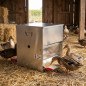 SAFE-FEED Enten-Futterautomat 50 kg 83,5 l | Geflügel-Futterautomat | Bis zu 40 Enten