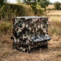 Alimentador de pássaros para perdizes, camuflado, 40L, 47x38x50 cm | Alimentador de pássaros para exterior