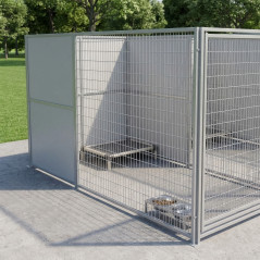 Pannello laterale in rete 3x10 cm per cucce 100x185 cm | Cuccia ecologica per cani