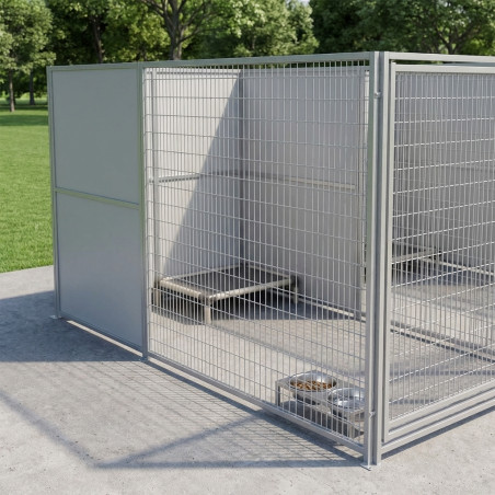 Painel lateral em tela de 3x10cm para canis de 100x185cm | Canil ecológico