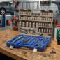 Conjunto de ferramentas de 172 peças com soquetes de 1/2", 1/4" e 3/8" | Kit de ferramentas completo com catracas, bits, bits To Conjunto de ferramentas de 172 peças com soquetes de 1/2", 1/4" e 3/8" | Kit de ferramentas completo com catracas, bits, bits To