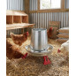 Metal Hopper for chickens with Legs 20 Kg, 40x53 cm
