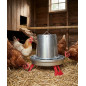 Metal Hopper for chickens with Legs 5 Kg, 33x32 cm