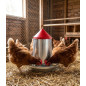 Trémie en métal pour poulets 10 Kg, 33x40cm