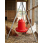 Trípode para comederos y bebederos | 41x41x107 cm | Aves de corral | Estructura estable | Uso exterior | Resistente y duradero