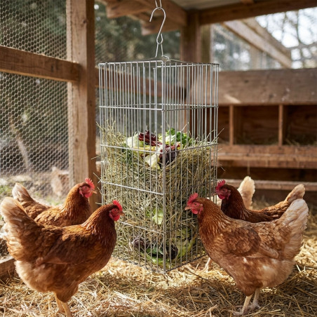 Hanging Forage for Birds 26x26x52 cm