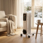 Radiateur à Bain d'Huile 1000W Chauffage électrique 5 éléments Orbegozo RS1000. Thermostat réglable