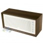 Radio Bluetooth Rétro Portable, Enceinte Radio FM avec Haut-Parlur, blanc