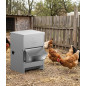 Outdoor hopper chicken feeder with Visor 6 kg, 24x20x30 cm