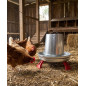 Trémie en métal pour poulets à pattes 20 Kg, 40x53 cm