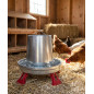 Metal Hopper for chickens with Legs 10 Kg, 33x47 cm