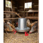 Metal Hopper for chickens with Legs 5 Kg, 33x32 cm
