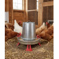 Metal Hopper for chickens with Legs 5 Kg, 33x32 cm