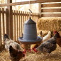 Chicken hopper feeder for hanging 8 kg, 37x37 cm