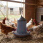Chicken hopper feeder for hanging 8 kg, 37x37 cm