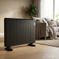 Émetteur thermique Orbegozo 8 éléments 1500 W | Chauffage efficace sans huile | Contrôle sans fil Wi-Fi | Télécommande