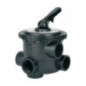 Vanne de sélection 6 voies 3" | Vanne manuelle pour filtre de piscine | Filtration, vidange, lavage à contre-courant, recirculat