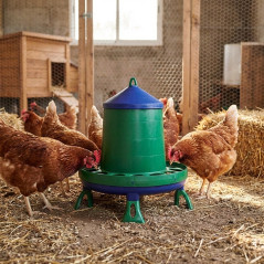 Mangeoire pour poulets 12 Kg, 46x50 cm