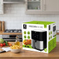 FR6565 1700W air fryer, 8 programs and 6.5 litre capacity. Adjustable temperature from 60 to 200ºC