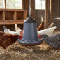 Chicken hopper feeder for hanging 4 kg, 30x30 cm
