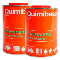 Confezione da 2 sverniciatori liquidi extra forti da 1000 ml | Rimuovi vernice e smalto | Sverniciatore professionale