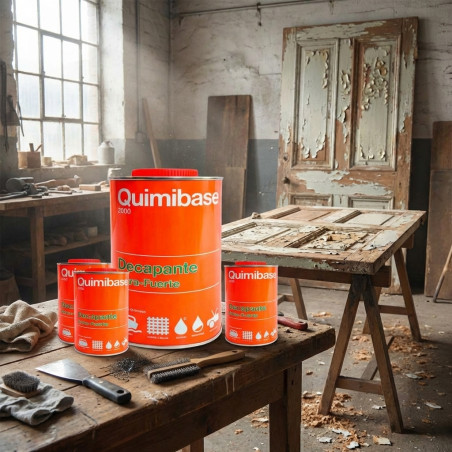 Lot de 4 décapants liquides extra-puissants de 5 L | Décapant pour peinture et vernis | Décapant professionnel