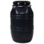 Fût en plastique de 220 litres, 100 x 60 x 60 cm | Conteneur idéal pour le stockage d'eau et de liquides