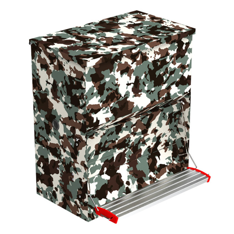 Mangeoire à trémie SAFE-FEED pour canards 40 kg 67 L | Trémie pour volailles | Jusqu'à 35 canards