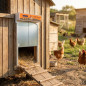 Ascenseur automatique avec porte de sortie pour volailles et poulets | Porte automatique galvanisée 31 x 42 x 8 cm