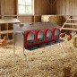 Indoor Nesting Box for Chickens, 4 Compartments, 104x47x76 cm, with Legs, Functional and Elevated