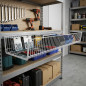 Scaffale a cestello 100x48 cm | Ideale per riporre e organizzare oggetti in modo efficiente