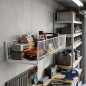 Scaffale a cestello 100x48 cm | Ideale per riporre e organizzare oggetti in modo efficiente