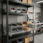 Scaffale a cestello 100x48 cm | Ideale per riporre e organizzare oggetti in modo efficiente