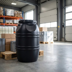 220-Liter-Kunststofffass 100x60x60 cm | Idealer Behälter zur Aufbewahrung von Wasser und Flüssigkeiten