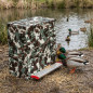SAFE-FEED Enten-Futterautomat 40 kg 67 l | Geflügel-Futterautomat | Bis zu 35 Enten