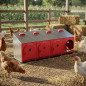 Outdoor Chicken Nest with 4 compartments, 104x47x48 cm | Poultry Nesting Box for Chickens