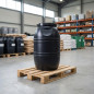 Fût en plastique de 220 litres, 100 x 60 x 60 cm | Conteneur idéal pour le stockage d'eau et de liquides