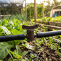 Llave de paso por goteo | 10mm | Riego | Control de flujo | Conexión segura y resistente para sistemas agrícolas