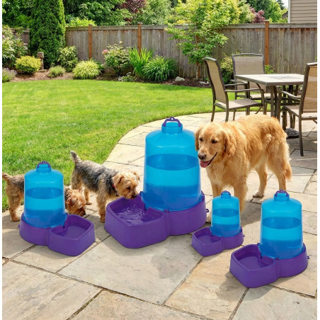 Garrafa de plástico para cães, gatos e animais, 8 litros, 25x34 a. cm (pacote com 5)